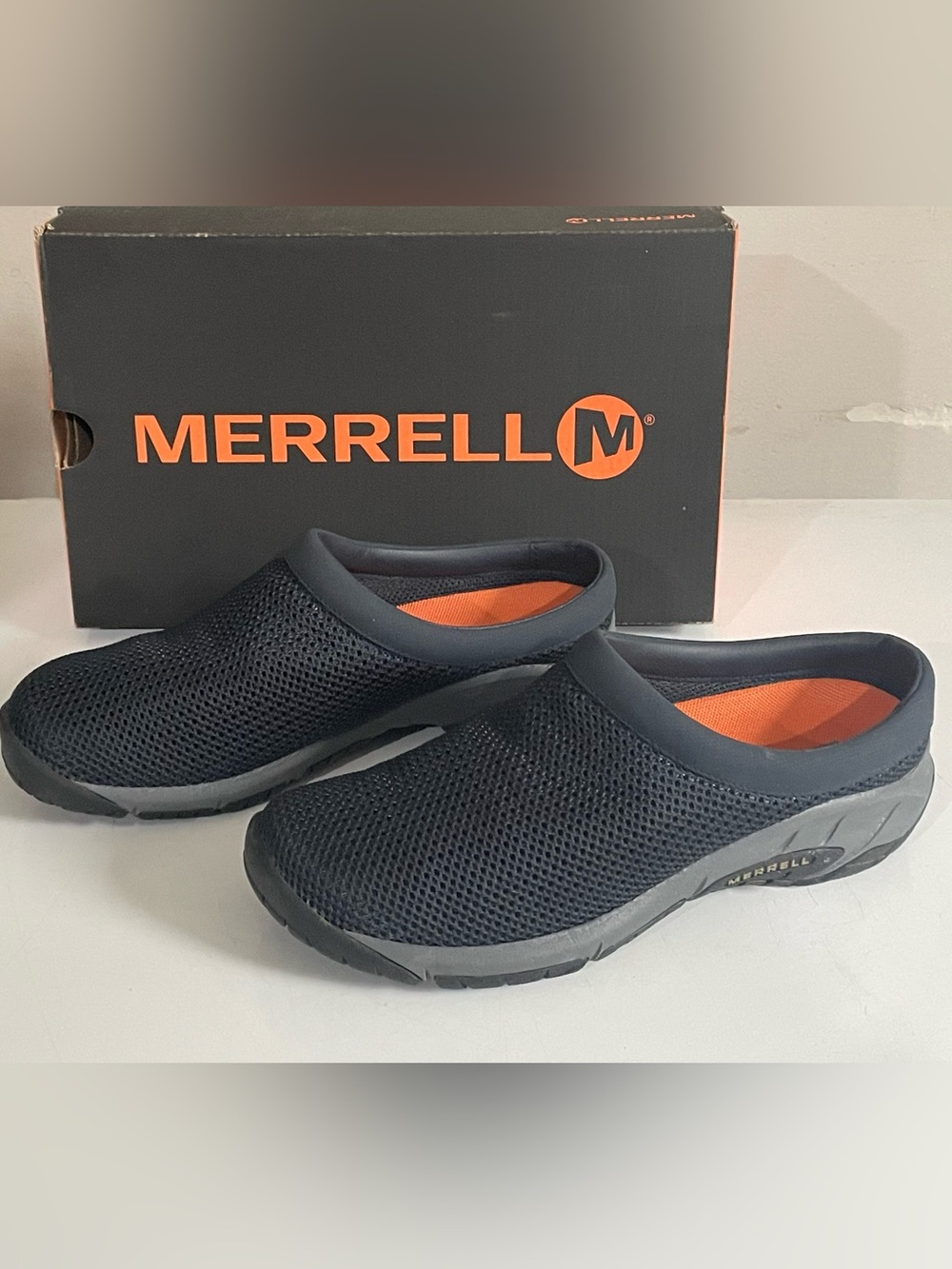 Merrell Encore Breeze 3 Mules Clogs Womens US 9 Navy Blue New